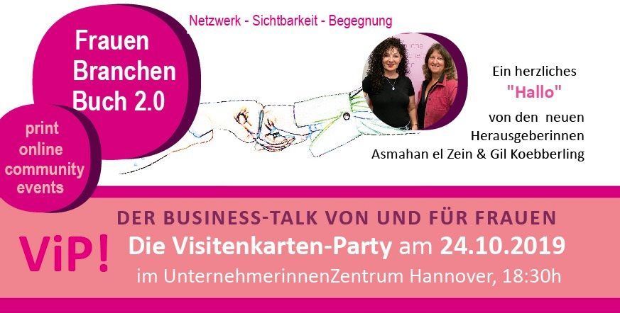 Visitenkarten-Party 24.10.2019